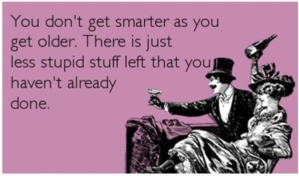 Getting older not smarter on AgelessFX.com